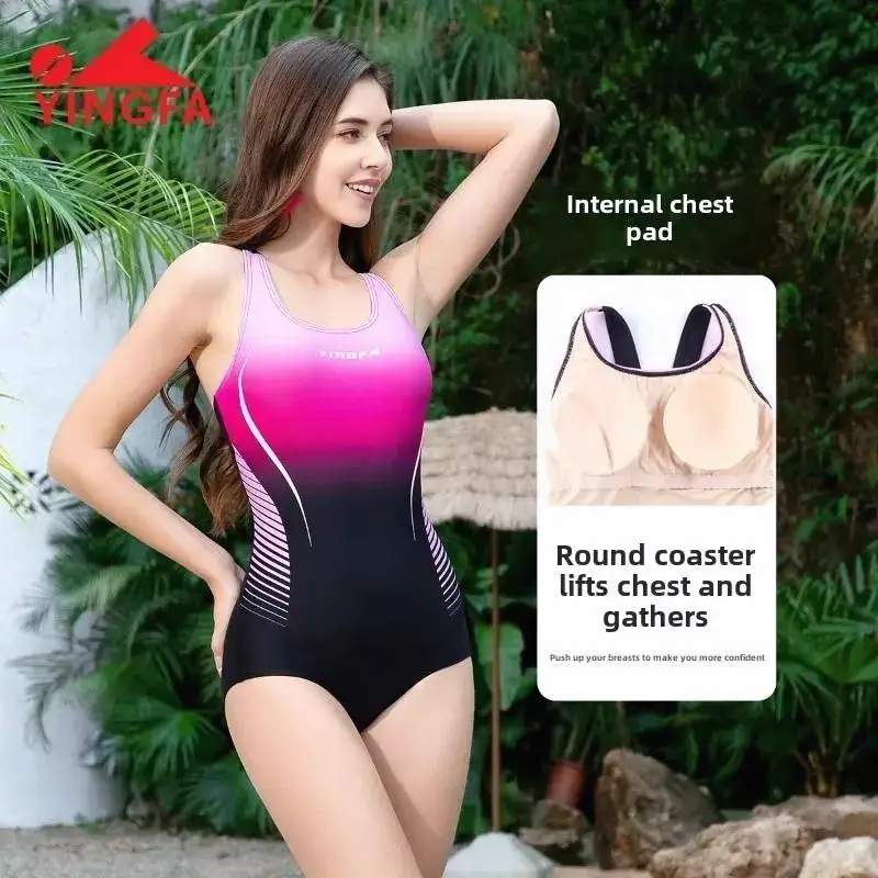 

Женский купальник, быстросохнущий цельный купальник, купальный костюм танкини, закрывающий живот и утягивающий купальник, наряд