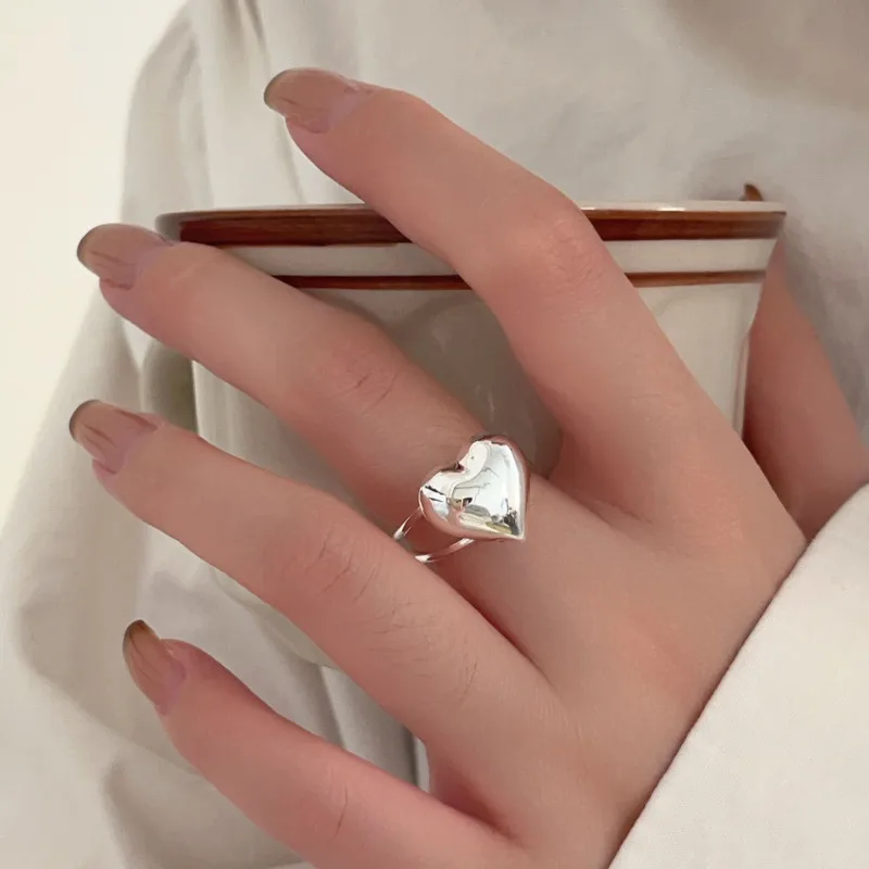 

Женские регулируемые кольца с надписью «Love», из серебра 925 пробы