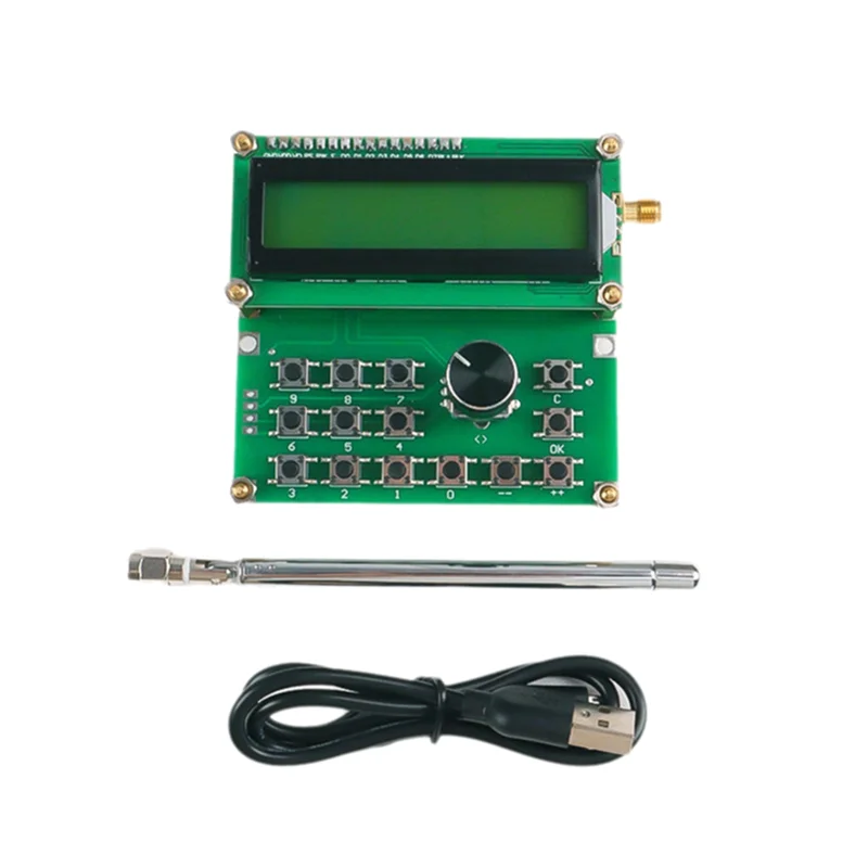 AS95-ADF4351 Signal Source, DC 4.5V-5.5V RF Generator 35Mhz-4400Mhz 1K/10K/100K/1M For Technical Projects