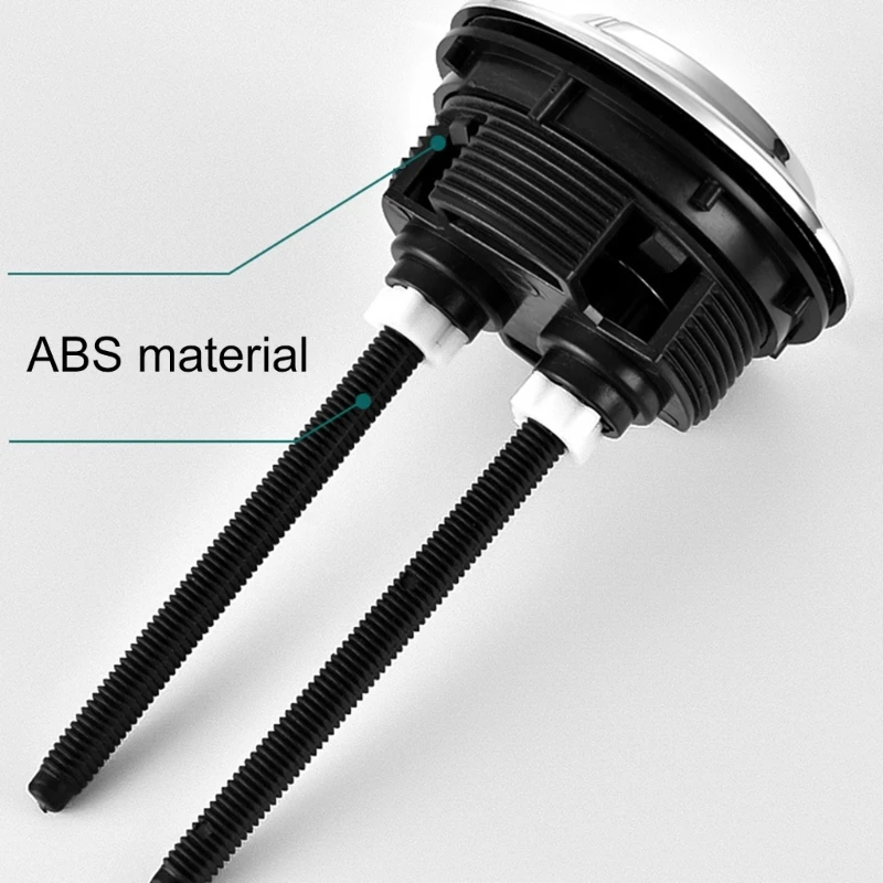 Description Picture 6 of itemBathroom Toilet Double Flush Button 38mm Round Black Water Saving Tanks Accessory Toilet Tanks Flush Button for DropShip