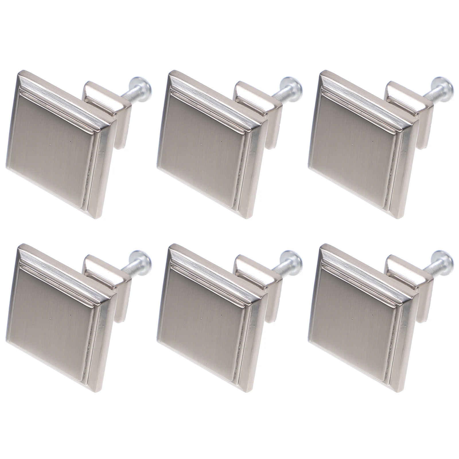 

6 Pcs Zinc Alloy Cabinet Pulls Black Door H les Furniture Accessory Cupboard Drawer Knobs Durable Smooth Hardware
