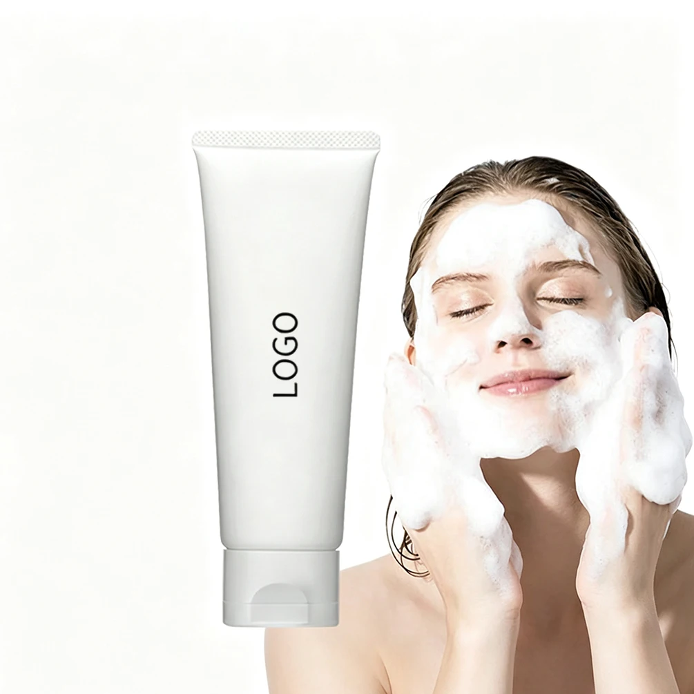 Amino Acid Foaming Gentle Cleanser Private Label Oil Control 100g Custom Logo Refreshing Gentle Clear Brighten Makeup Wholesale