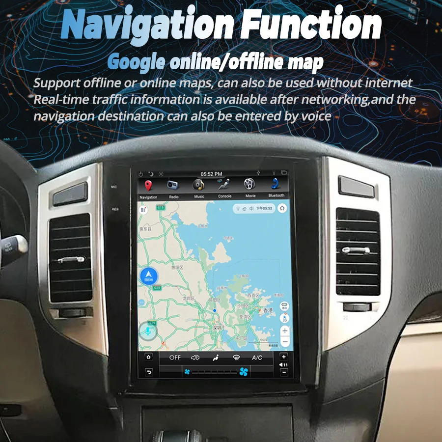 12.1inch Touch Screen Car Radio Auto For Mitsubishi Pajero Sport V97 V93 Rockford GPS Navigation Carplay Android Multimedia Unit