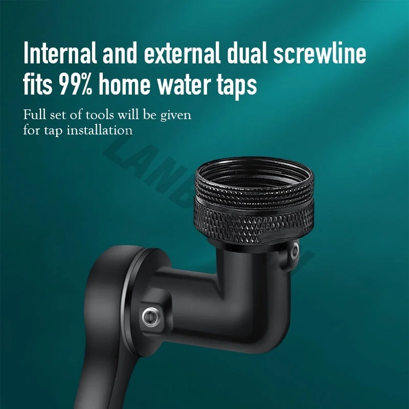 Brass 1080° Rotatable Faucet Spray Head Wash Basin Kitchen Tap Extender Adapter Universal Splash Filter Nozzle Faucets Sprayer