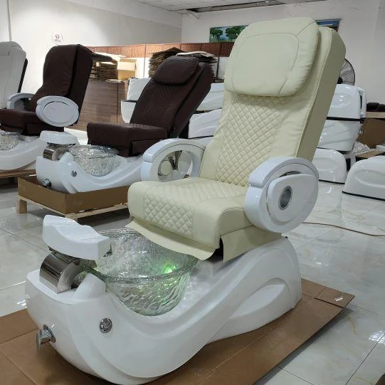 Daimi  foot spa equipment pedicure basin china fabric leather massage magnetic jet and colorful light  pedicure chairs