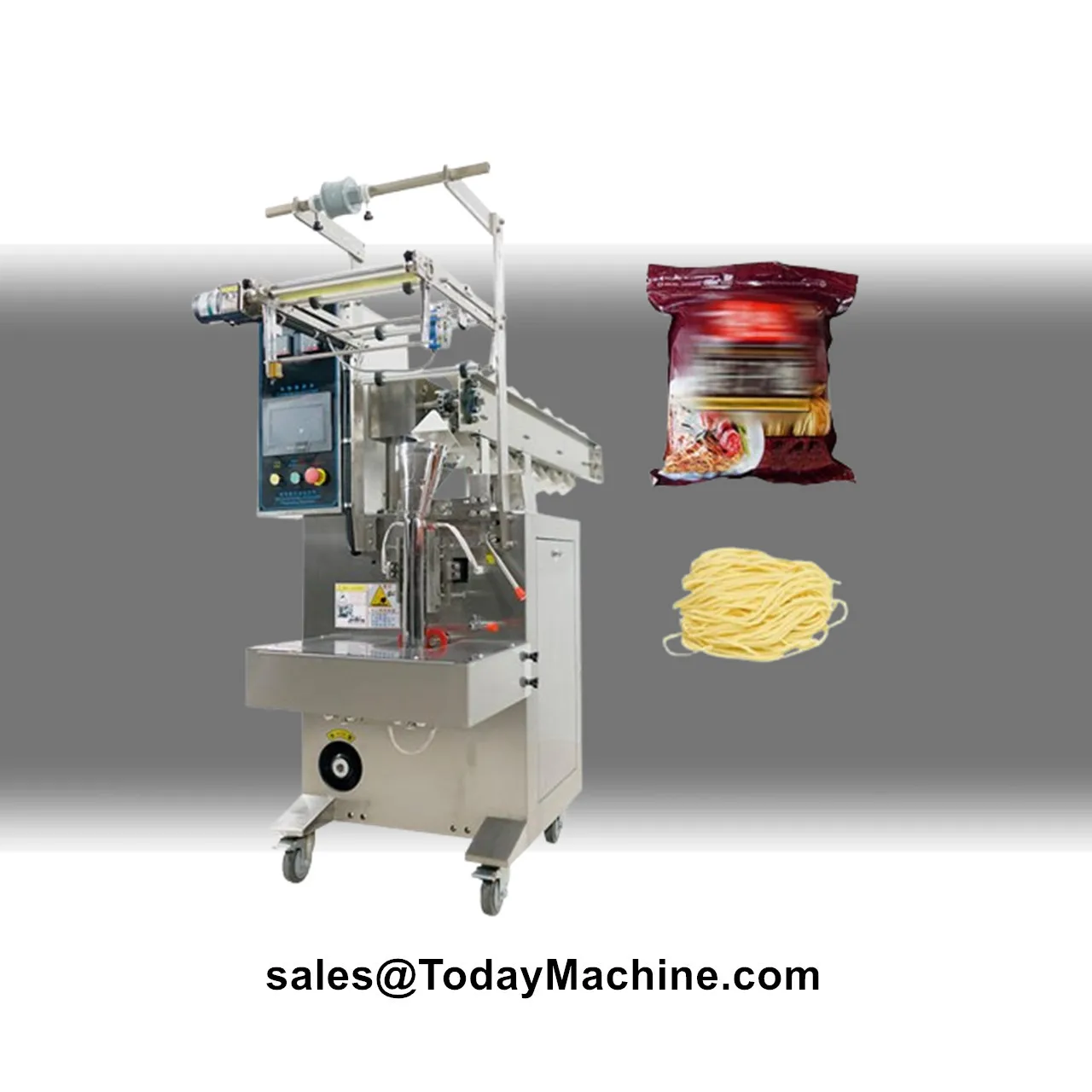 Vertical Chain Bucket Sachet Packaging Machine Multi-Function for Puffed Food