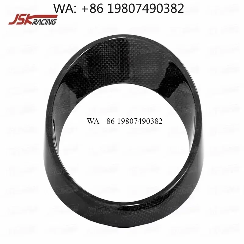 Acabamento de Painel de Instrumentos em Fibra de Carbono Seca Wmwmnu para 488 GTB Spider 2015-2018, Acessórios Automotivos, Painel da Console Central