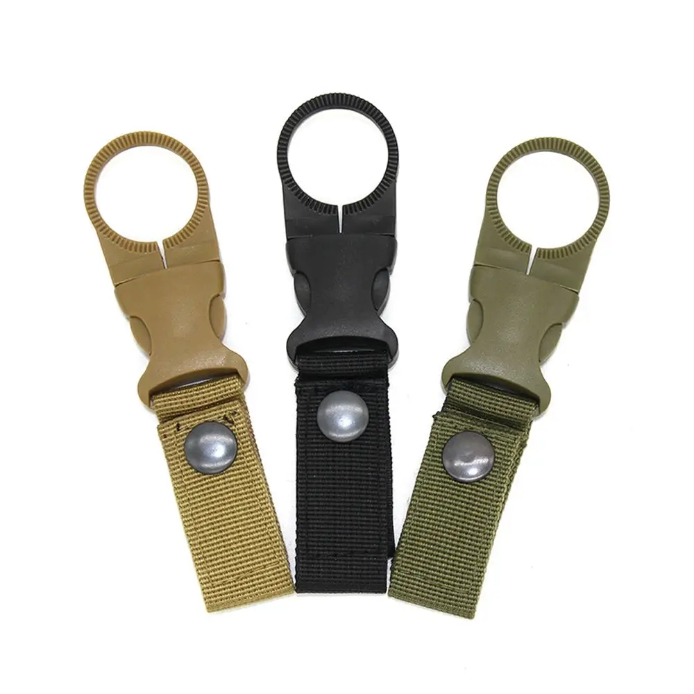 Accessories Backpack Buckle Carabiners Water Bottle Holder Clip Carabiner Belt Water Bottle Buckle Hook Nylon Webbing Buckle