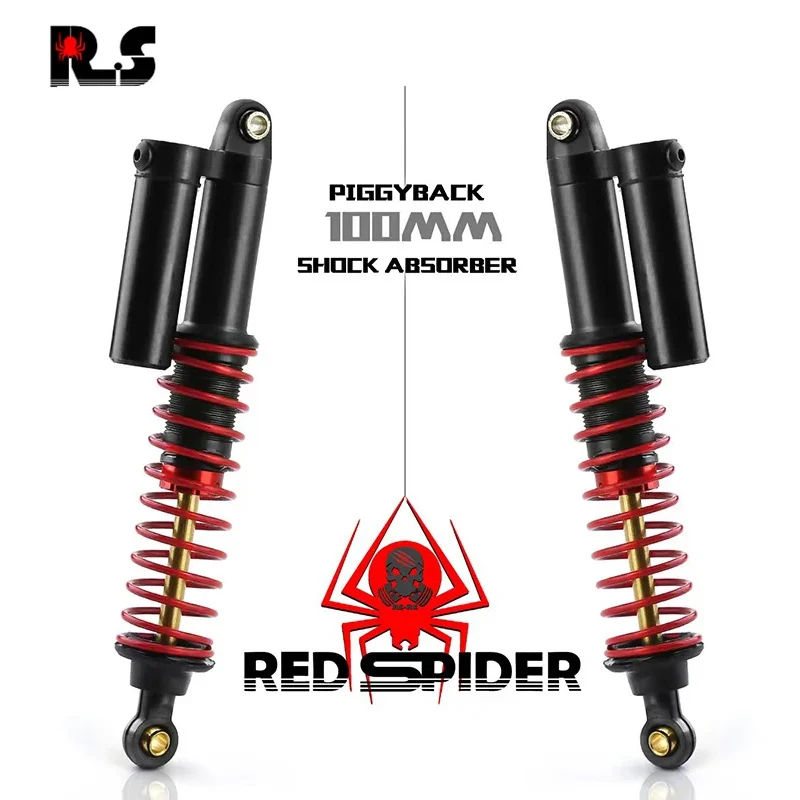 

RC Shock Absorber Metal negative pressure shock absorber double damper for 1/10 RC Car Parts Truck Crawler SCX10 TRX-4 D90 R100