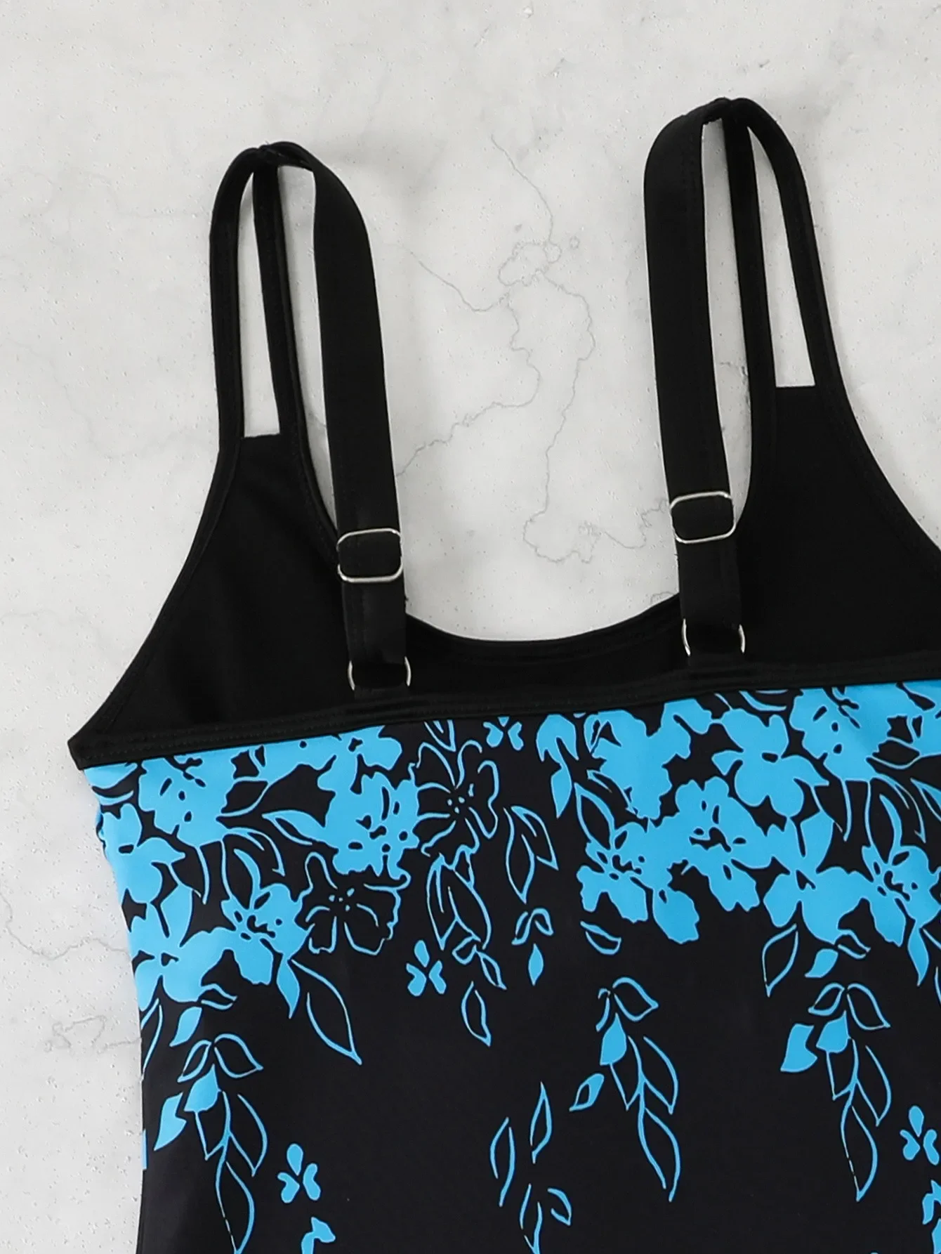 2025 ดอกไม้พิมพ์ชุด Tankini ชุดสตรีชุดว่ายน้ําเซ็กซี่ Tank Top เอวสูงชุดว่ายน้ํา Biquini Boxer กางเกงขาสั้นชายหาดชุดว่ายน้ําผู้หญิง