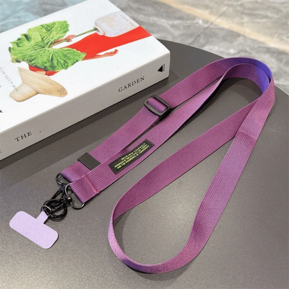 

Double Buckle Mobile Phone Lanyard Long Crossbody Sturdy Design Anti-Loss Phone Bag Halterneck Style Pendant Attachment