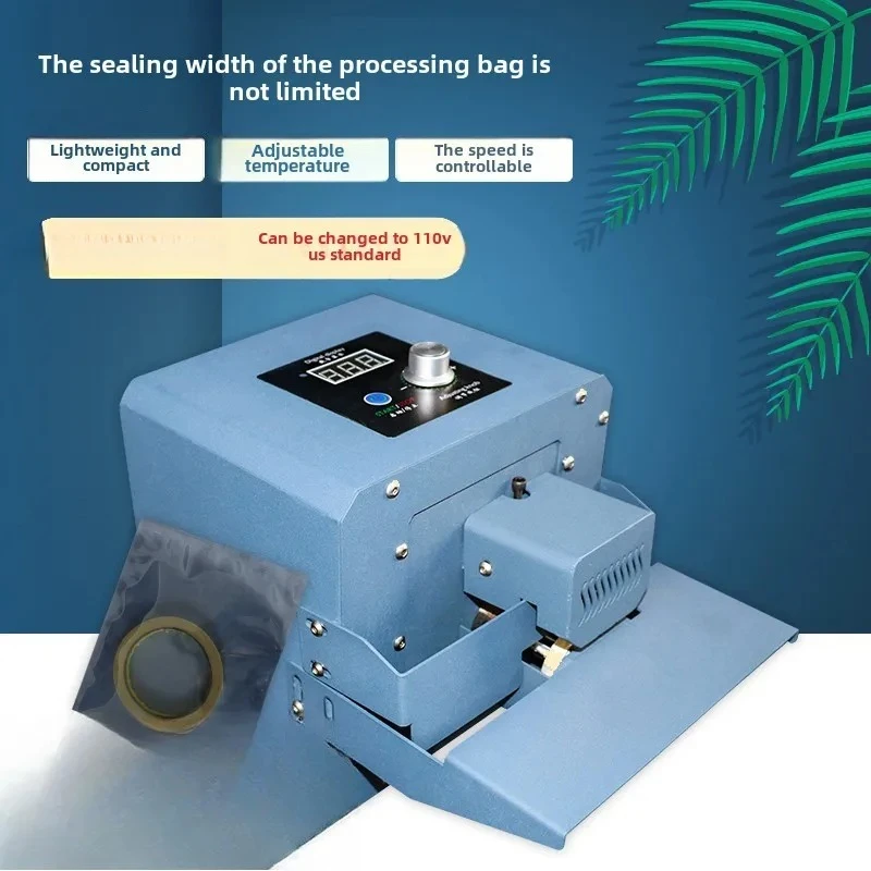 Mini small automatic roller sealing machine tea bag aluminum film bag heat sealing commercial