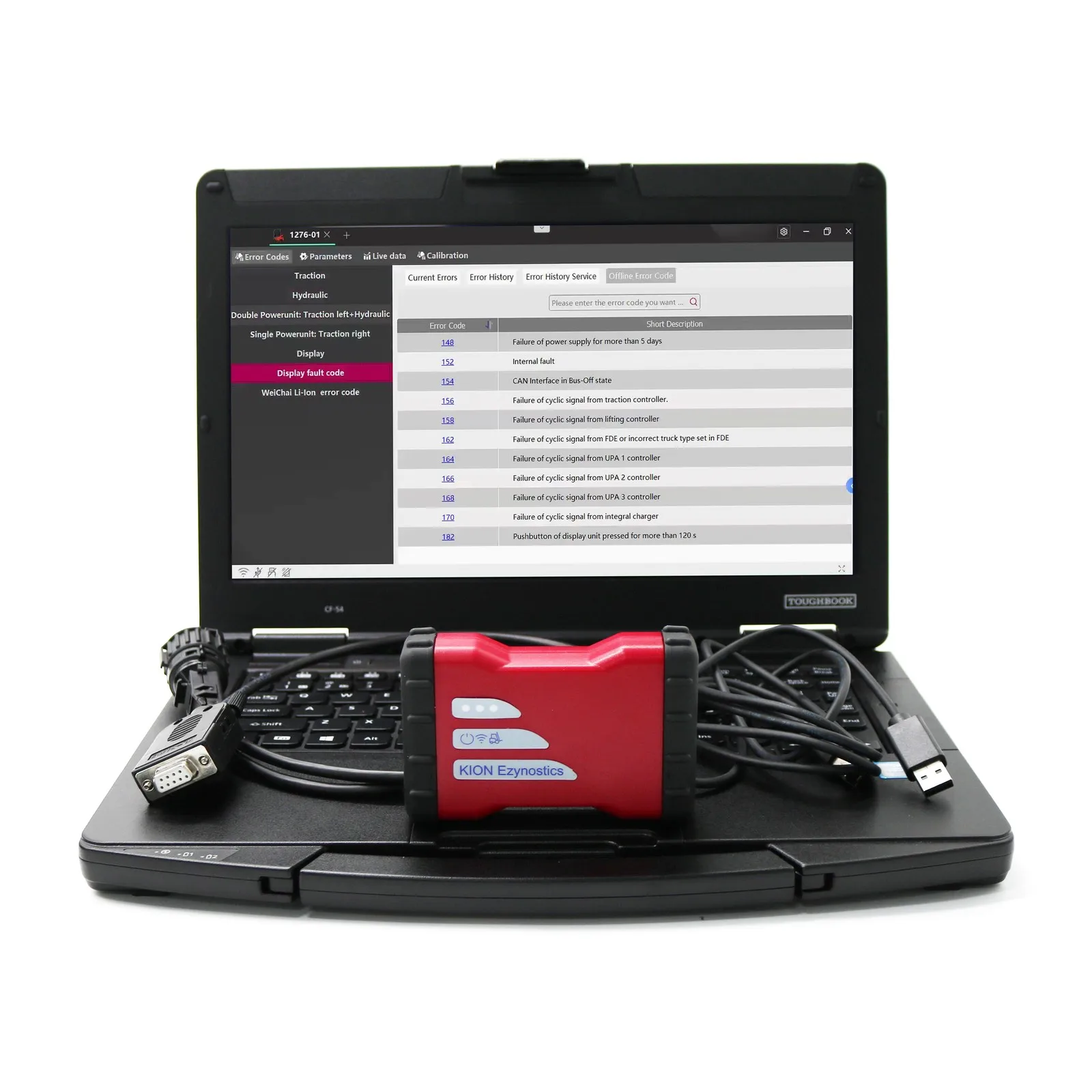 For Linde Electric Forklift Canbox Doctor Diagnostic Tool Software+CF54 Laptop