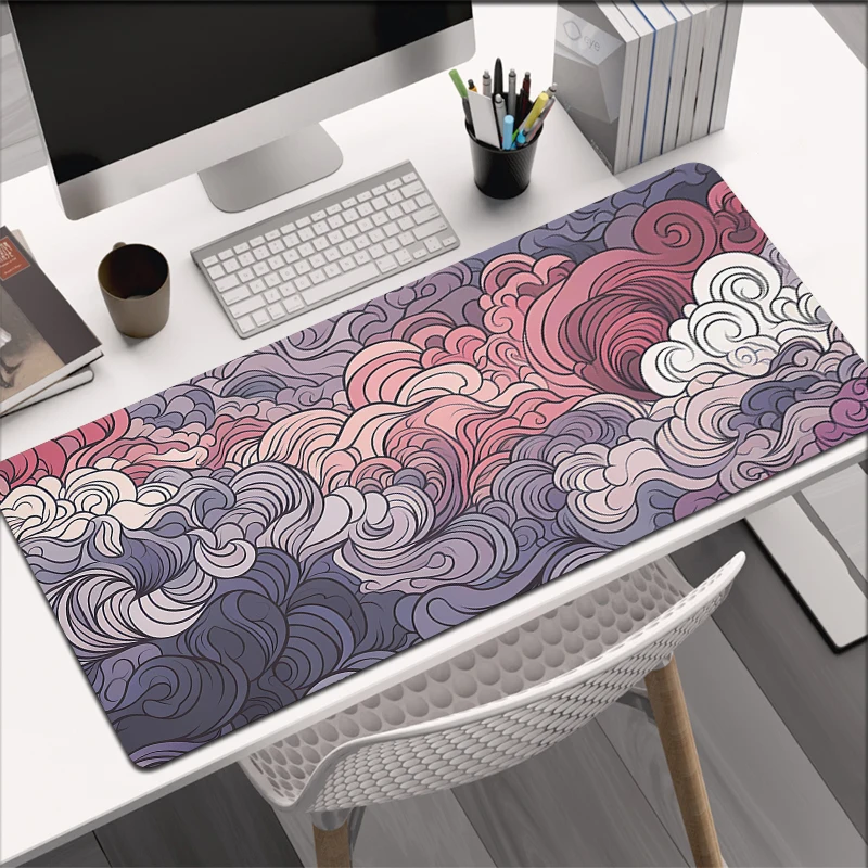 Game Great Off Wave Mousepad Gaming Mouse Pad Alfombrilla 500x1000mm Mouse Mat Computer Gamer Keyboard Pads Oversize Desk Mat