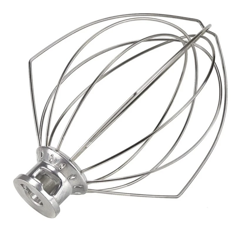 EAS-K5AWW Wire Whip Steel Wire Whisk Stainless Steel Egg Beater Mixer Mixing Head 5QT For American Kitchenaid