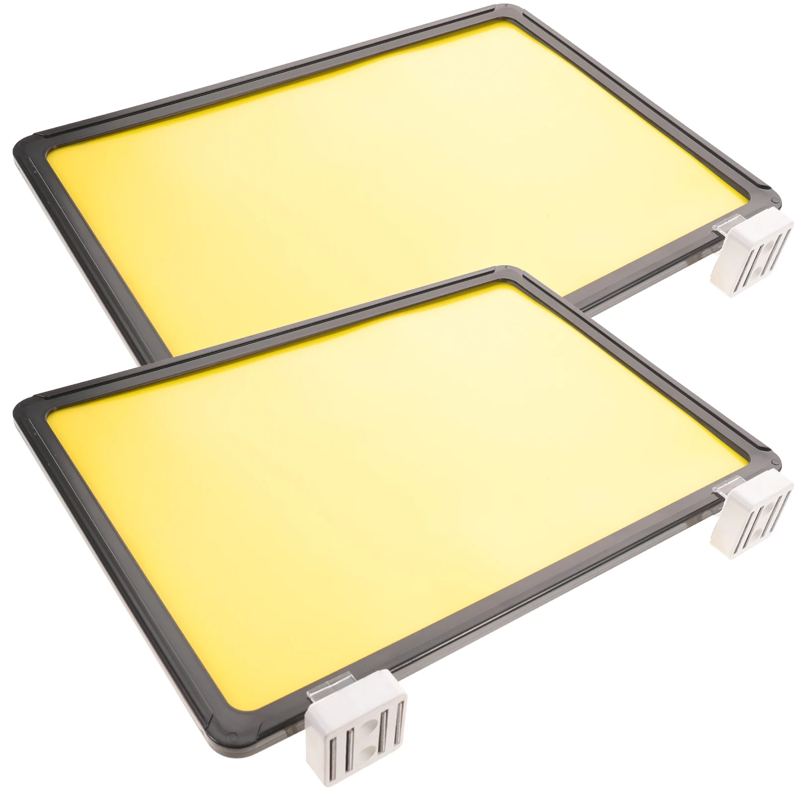 

2pcs Magnetic Price Tag ABS Classification Sign Board Holder Retail Signs Shelf Labels Supermarket Supplies Wear Resistant