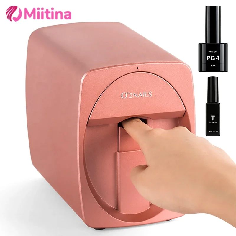 

Smart Portable 3D Painted Nail Printer Machine Automatic Print Home Nail With Cartridge Complete Complete Set of Drying Machine