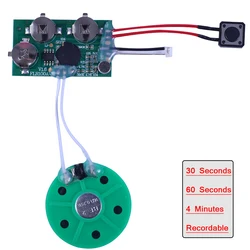 30S/ 60S/ 4Min Recordable Voice Module Light Control Photosensitive Sensor DIY Greeting Card Board Audio Controller