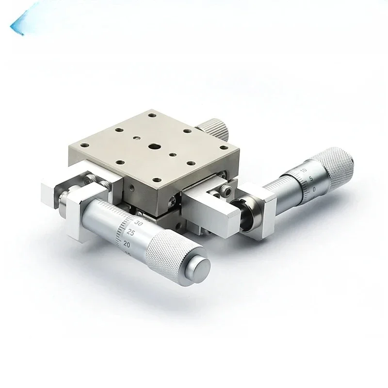 XY axis displacement platform XYSSG40/60/80/100 EJF07 stainless steel trimmer, miniature manual slide