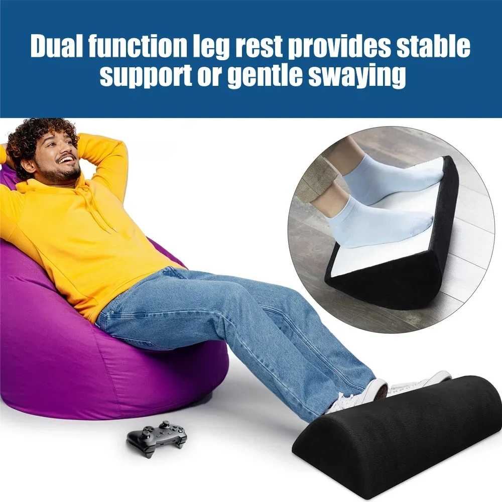 Office Foot Rest Under Desk - Most Comfortable Desk Foot Rest in The World for Lumbar, Back, Knee Pain - Foot Massage Instrument