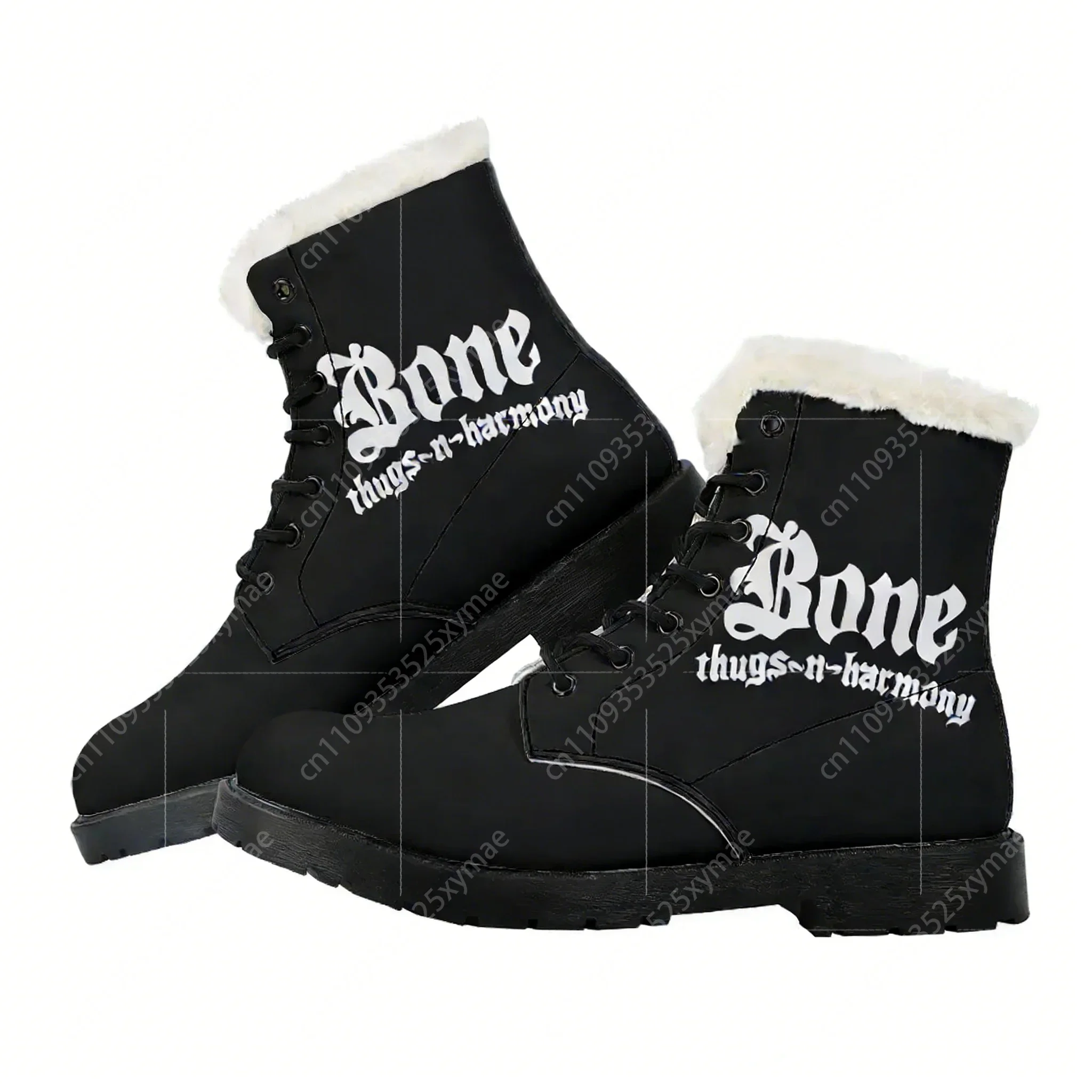 

Плюшевые ботинки Bone Band Thugs Music N Rap Harmony для мужчин, женщин и подростков, повседневные легкие высококачественные ботинки для пар, обувь на заказ