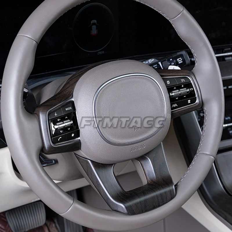 สำหรับ Kia Carnival KA4 2020 2021 2022 2023 ABS พีชไม้ที่นั่งด้านหลังคอนโซลผู้ถือแผงท่อเครื่องปรับอากาศ Outlet Cover trim