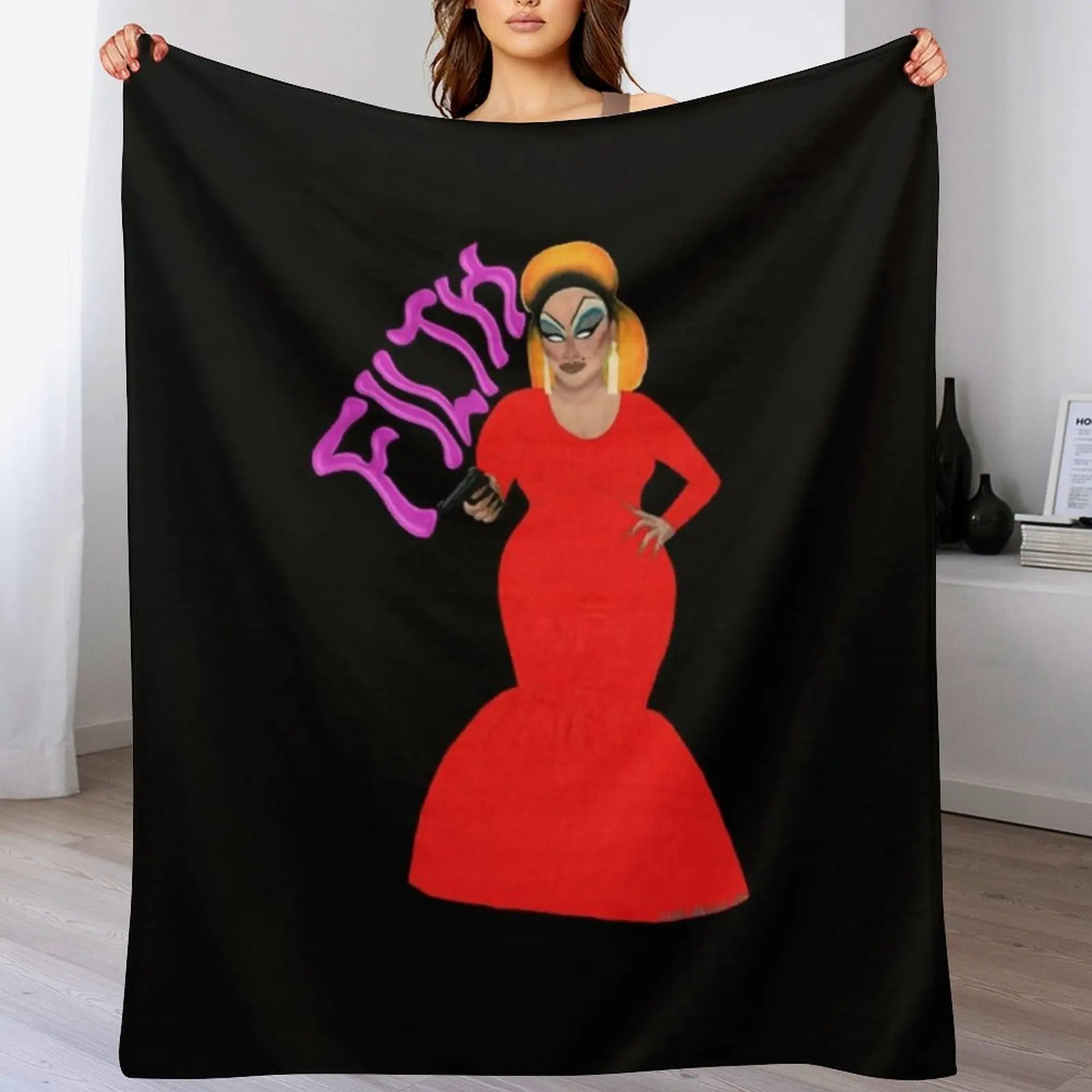 Divine Filth Throw Blanket