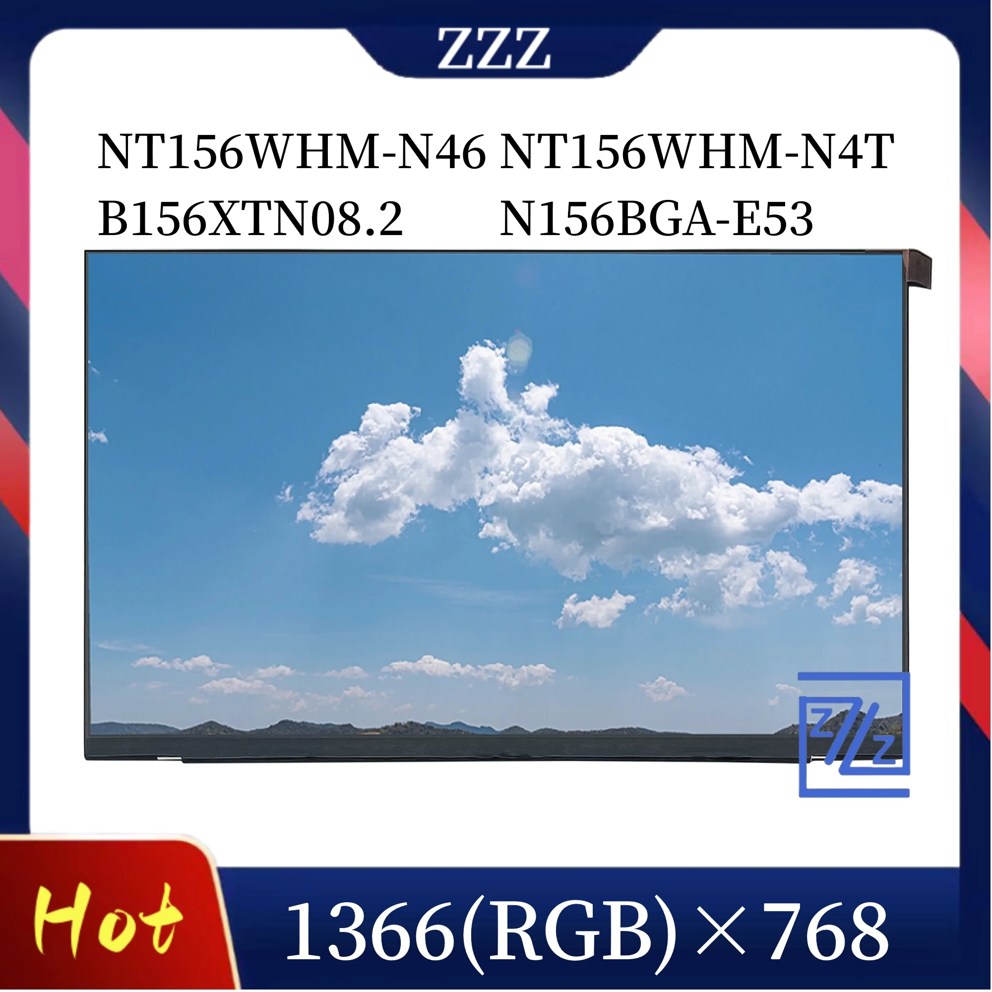 

NT156WHM-N46 NT156WHM-N4T B156XTN08.2 N156BGA-E53 NT156WHM-N4T 15.6 INCH Laptop LCD Screen HD 1366X768 EDP 30 PiINS