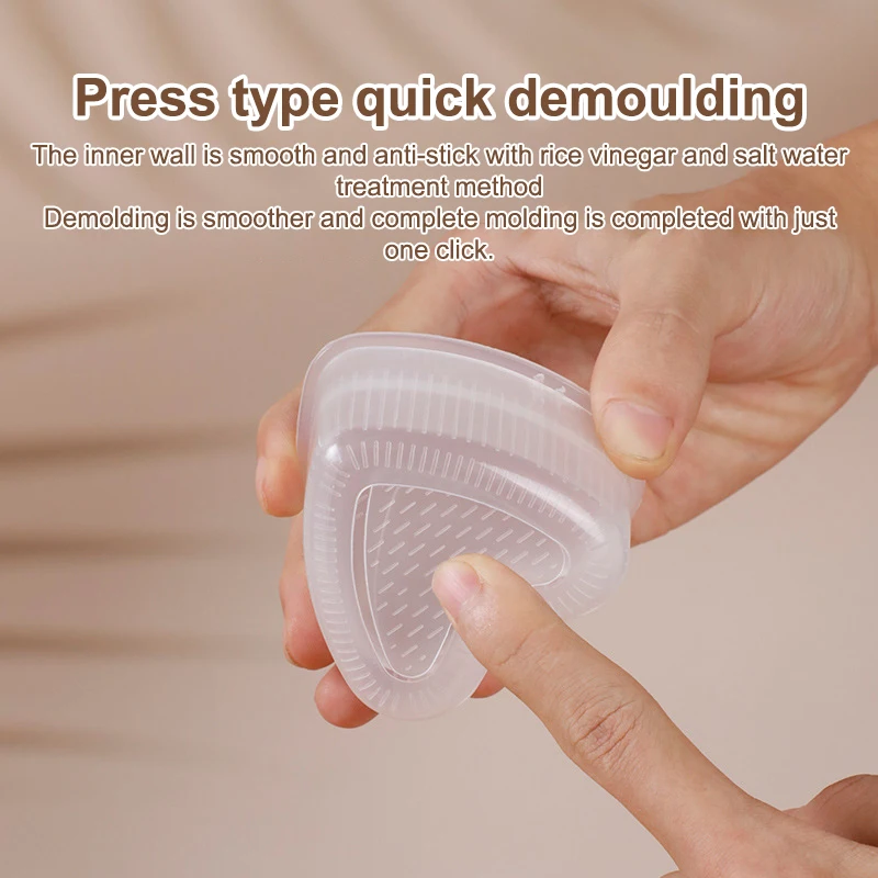 Cartoon Rijstbal Mold Kit - 3-in-1 Sushi Press & Bento Shaper voor Japanse Onigiri, Non-stick DIY Tools