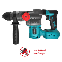 Brushless Cordless Hammer Drill 2-Mode Rotary Hammer Drill Handheld Power Tools For Makita 18V Battery(No Battery)
