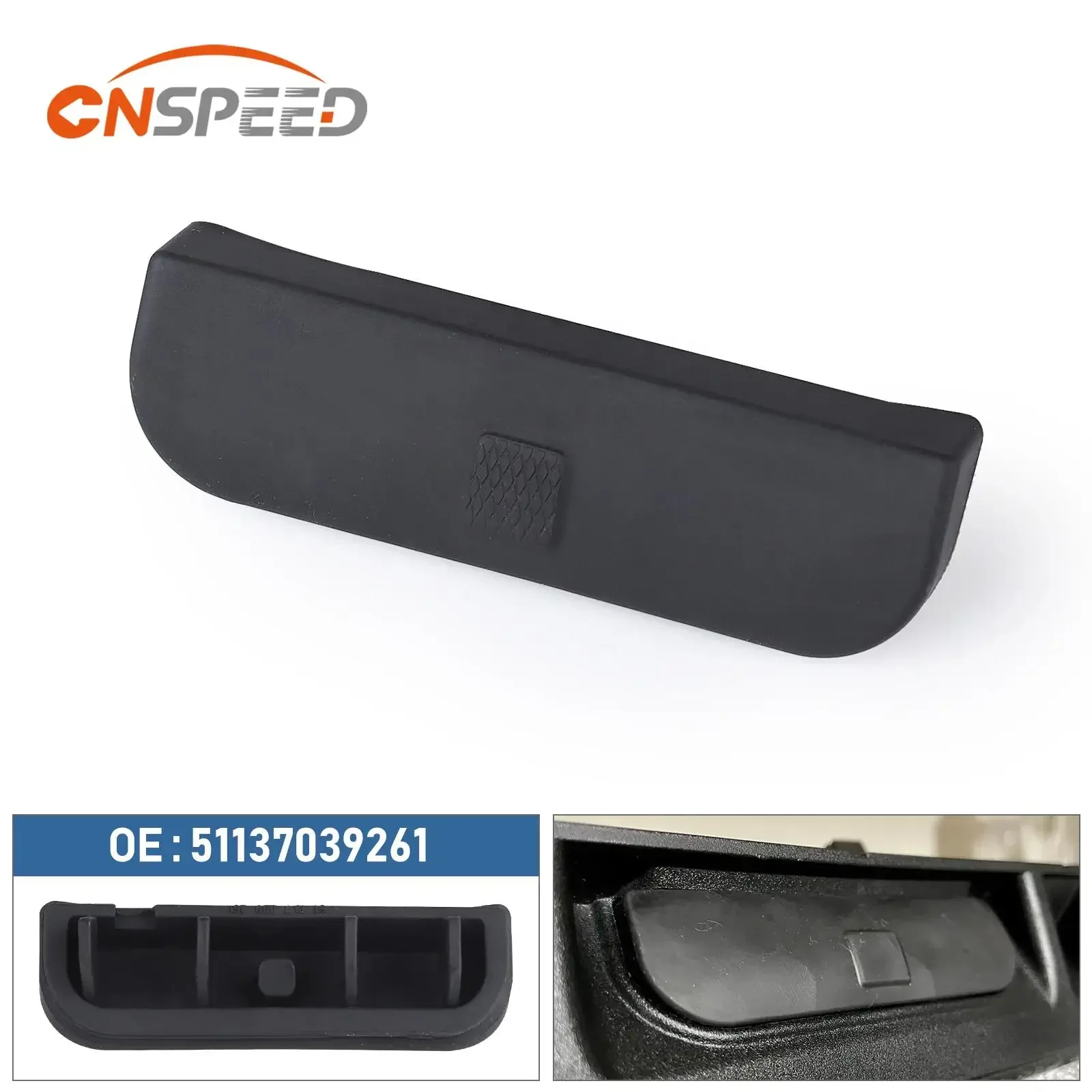 

CNSPEED 51137039261 Tailgate Switch Rubber Cap Cover 51717039261 For BMW MINI R50 R52 R56 R57 R58 | R59 Handle Switch Button