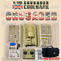 1:16 RC Tank UK Crusader Mk.III Tank Model 2.4Ghz Military Vehicle Remote Control Crawler Car Battle Tanks Model Hobby Toys RTR