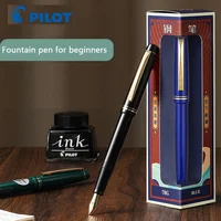 PILOT-pluma estilográfica japonesa FP-78G, papelería de escritura de alta gama, punta de pluma lridium EF/F/M, caja de regalo de lujo, escritura suave para estudiantes, 1 Uds.
