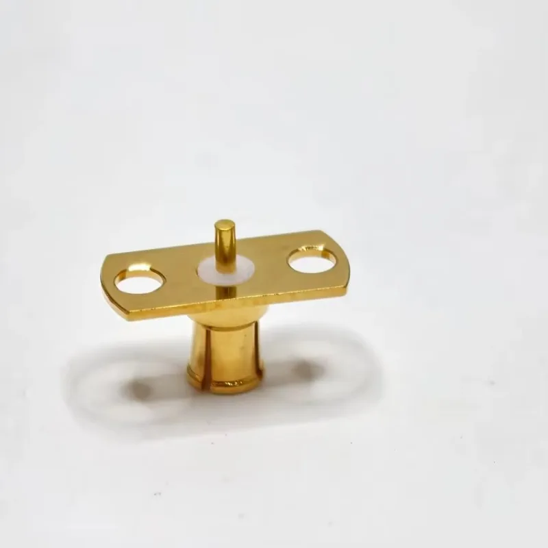 New Arrival SMP-KFD2 RF Coaxial Connector, 2-hole Flange Jack, 50 Ohm Push-on Blind Mating Connector Connector Accessories