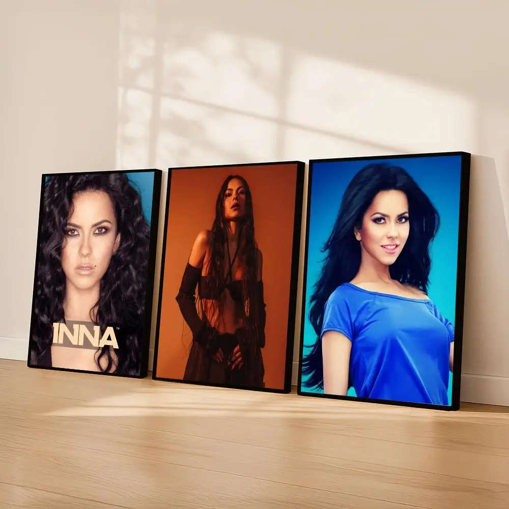 Póster de Inna Rapper, arte de pared en lienzo, obra de arte de Hip Hop, póster decorativo de pared para decoración del hogar y estudio