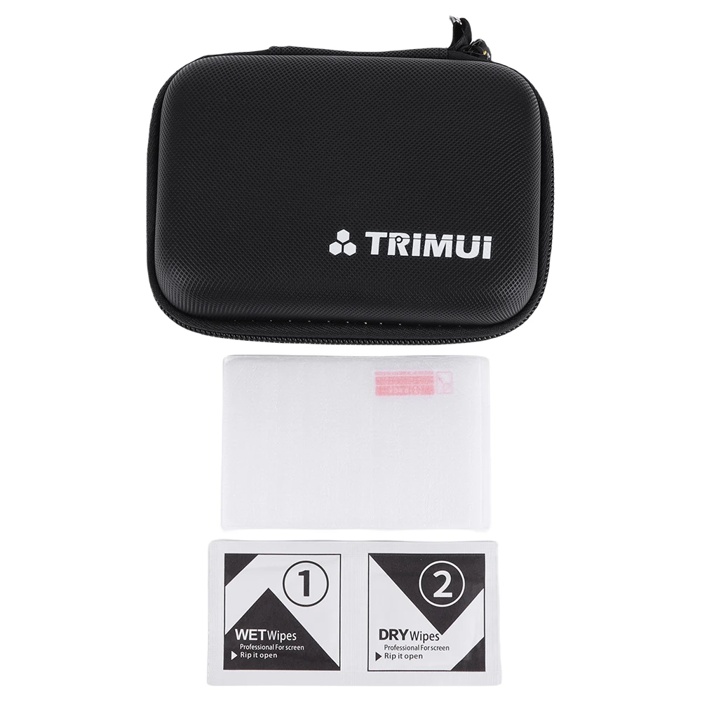 Жесткий чехол из закаленного стекла, защитная пленка для экрана, портативная сумка для хранения, дорожная сумка для Trimui, защитная сумка для кирпича, аксессуары