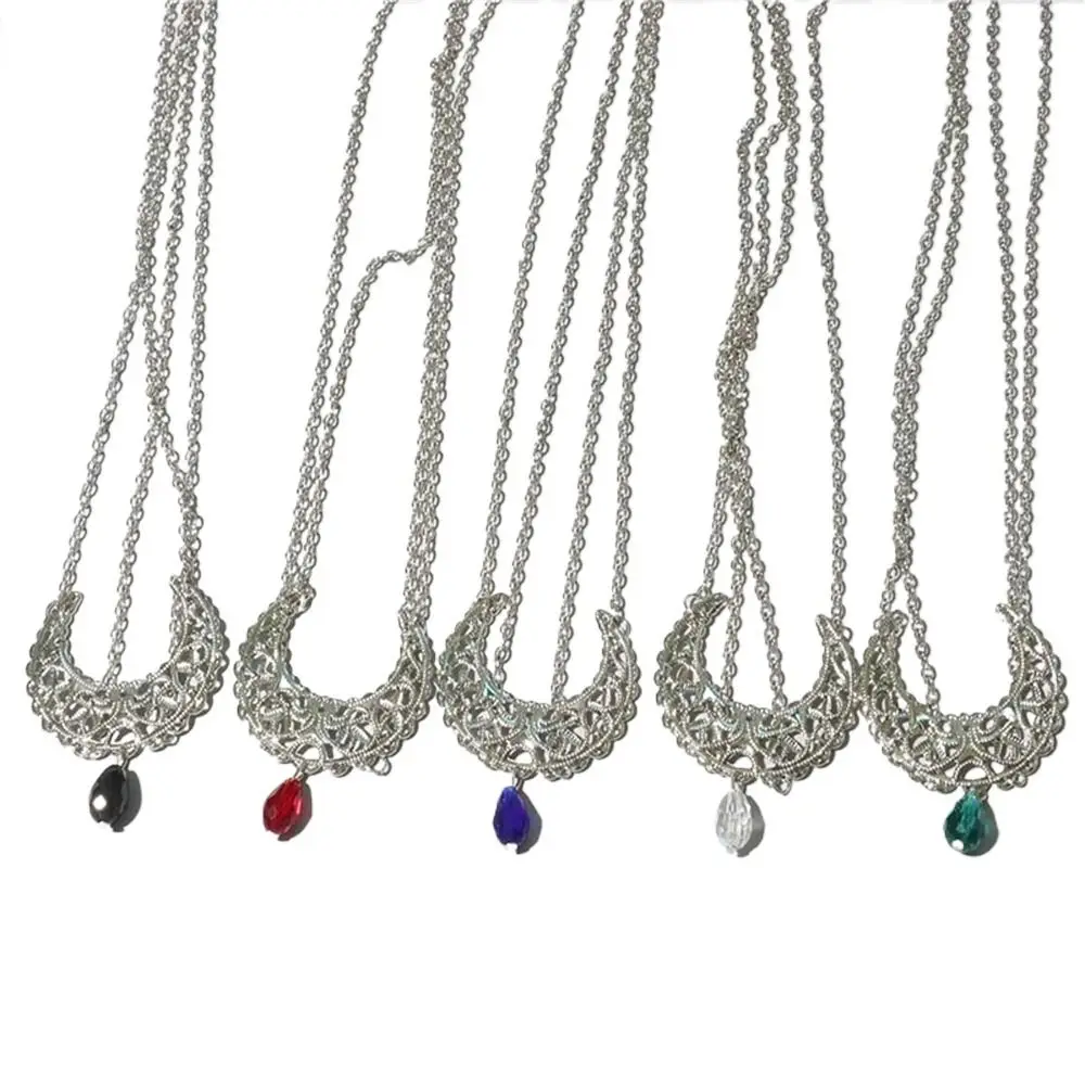

Headpiece Fashion Hair Hoop Tassel Hollow Moon Women Head Bohemia Headbands Crystal Chain Wedding Headbands