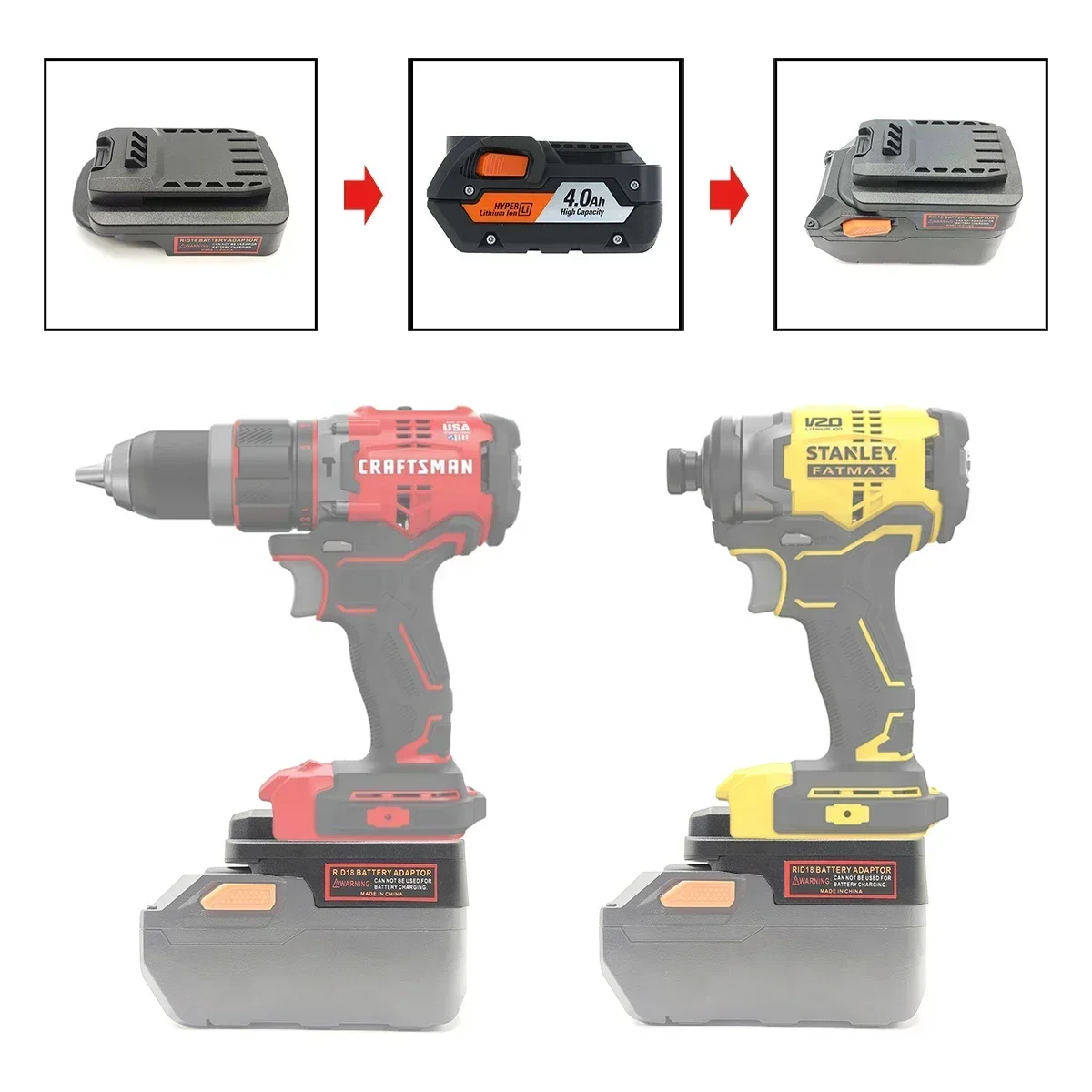 Рисунок 5 - Для литиевых батарей RIDGID AEG