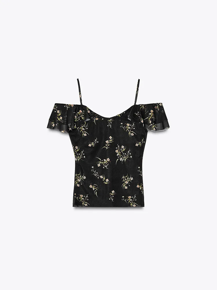 

Новый летний женский комплект из топа и юбки с прямым воротником и высокой талией из материала шелка, модный женский наряд, комплект из двух предметов