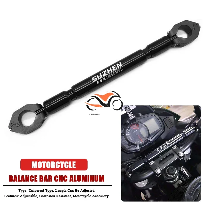 

Motorcycle Balance Bar Universal 22mm CNC Aluminum Crossbar Strengthen Handlebar Extended Motorbike Reinforce Lever Accessories