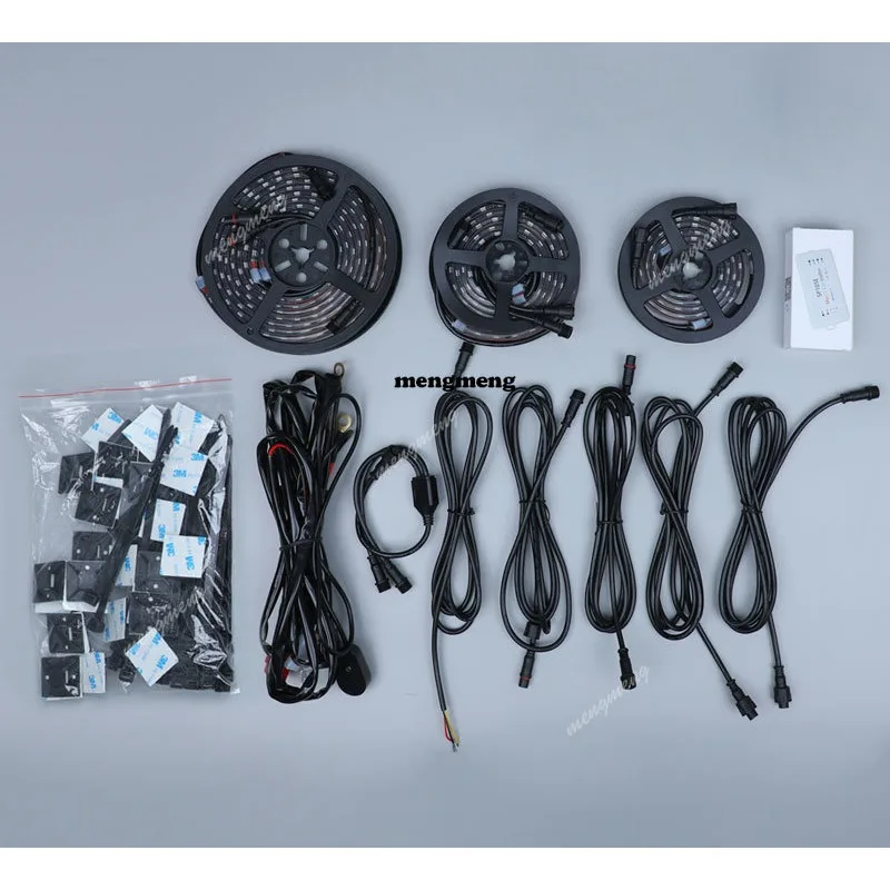 Pro Plus Underglow Light RGBIC LED Car IP68 Waterproof High Quality Under Glow 6pcs Chasing Underglow Light Kit for Car