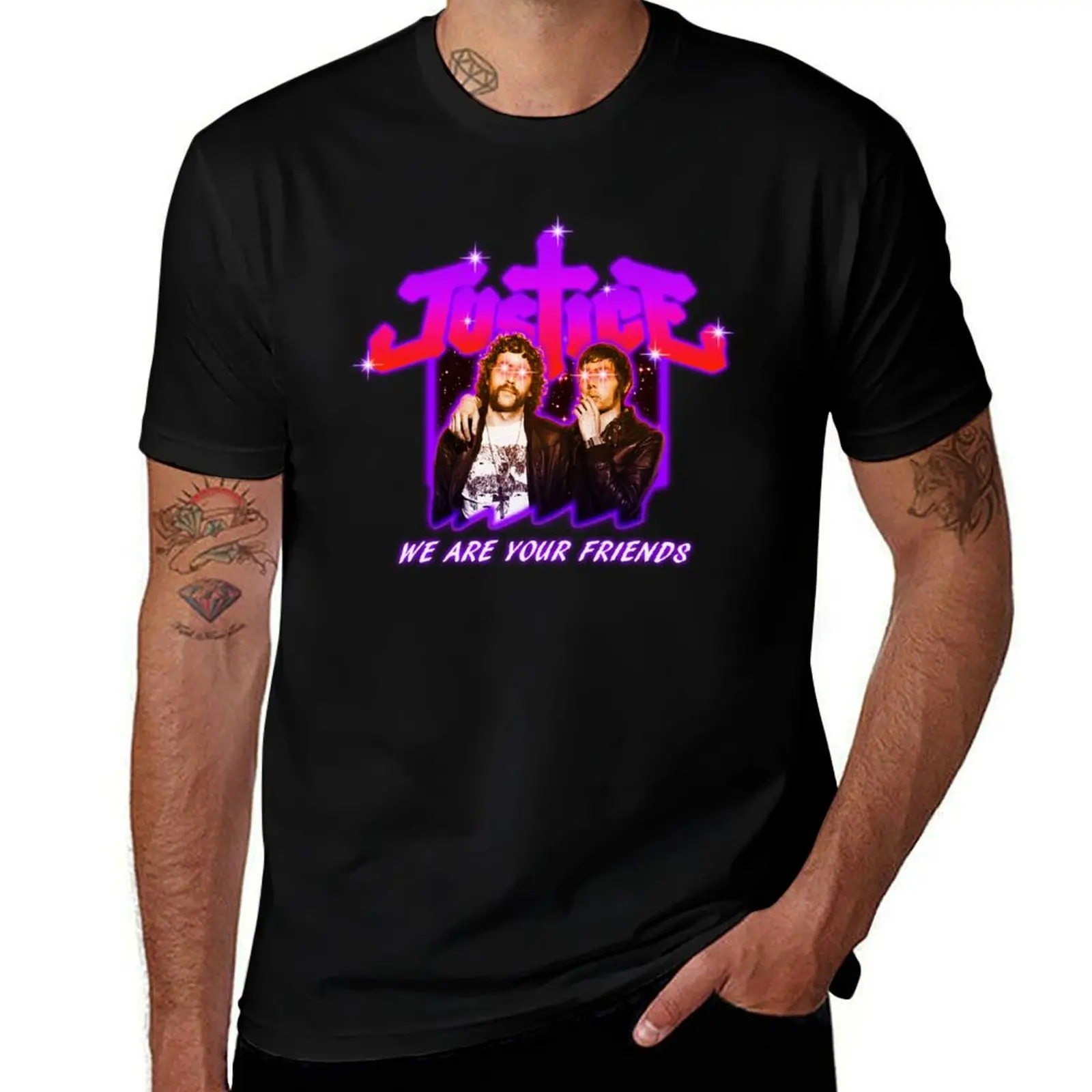

Justice Bootleg T-Shirt anime t shirts for man cotton t shirts man 100% T-Shirt
