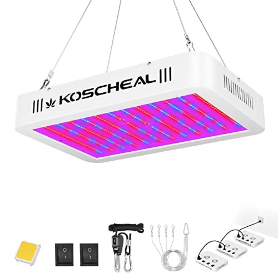 

KS1200 LED Grow Light Full Spectrum Plant Grow Light with Veg Bloom Switch for Hydroponic Indoor Plants LED Grow Lamp