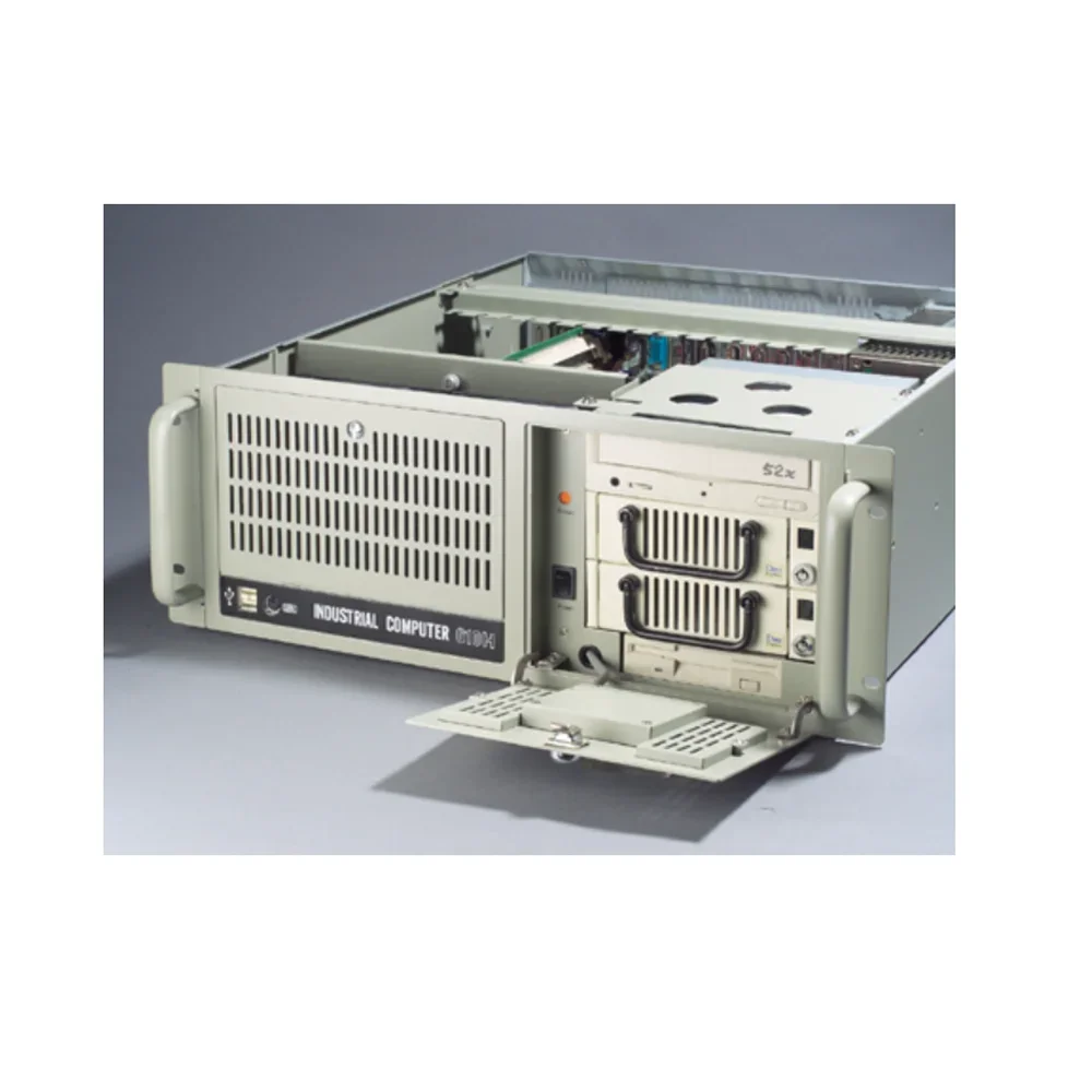 2025 Advantech IPC-610-H اقتصادي 4U Rackmount IPC Server Chassis حافظة كمبيوتر صناعية مع إشعار إنذار بصري