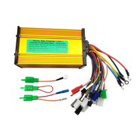 36V 48V 60V 72V 500W-1000W Universal 3-Mode Sine Wave Brushless Controller 12 Tube Fit for Electric Scooter E‑Bike Speed Motor