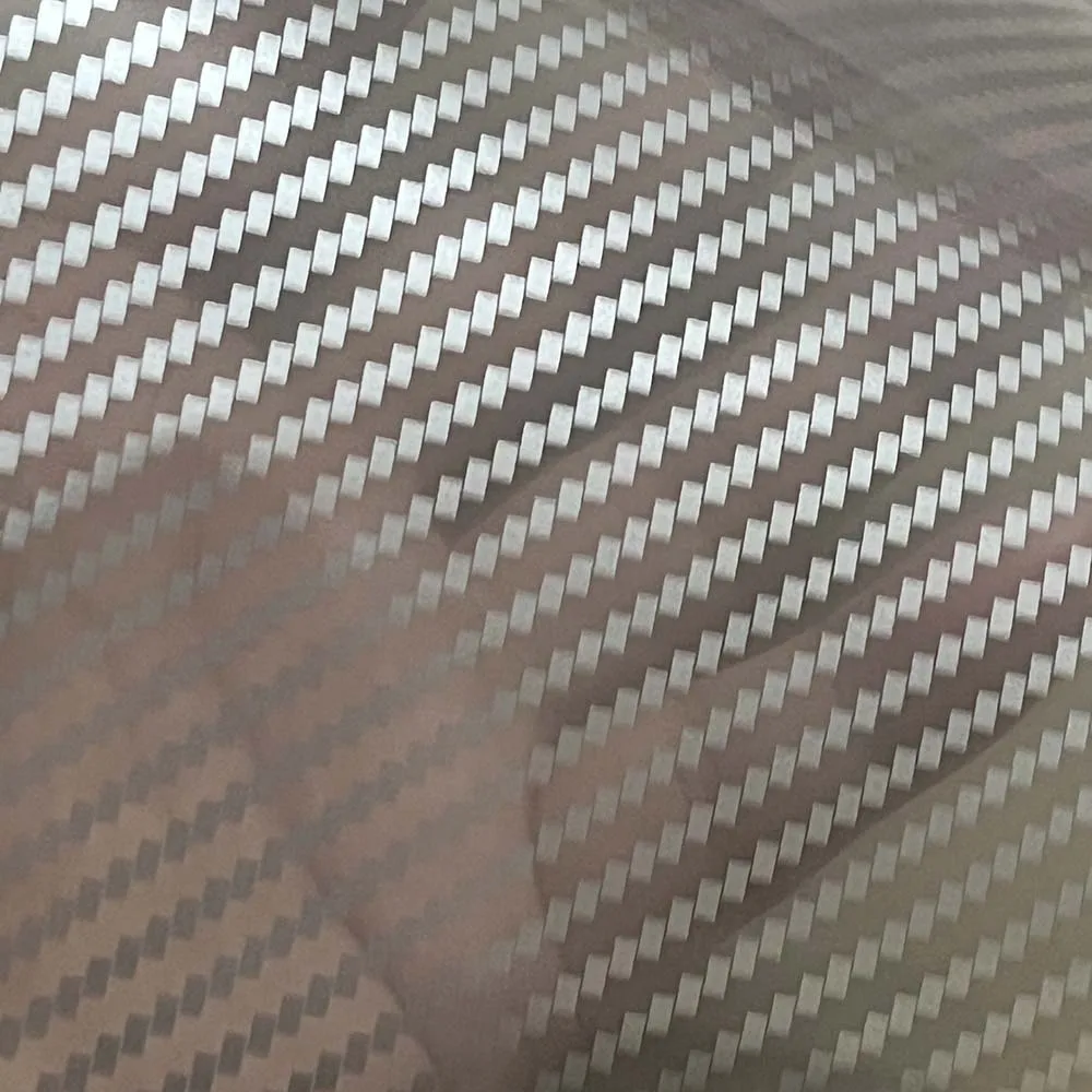 L20M The Width 0.5M Of Silver Transparency Carbon Fiber Water Transfer Film Hydrographics