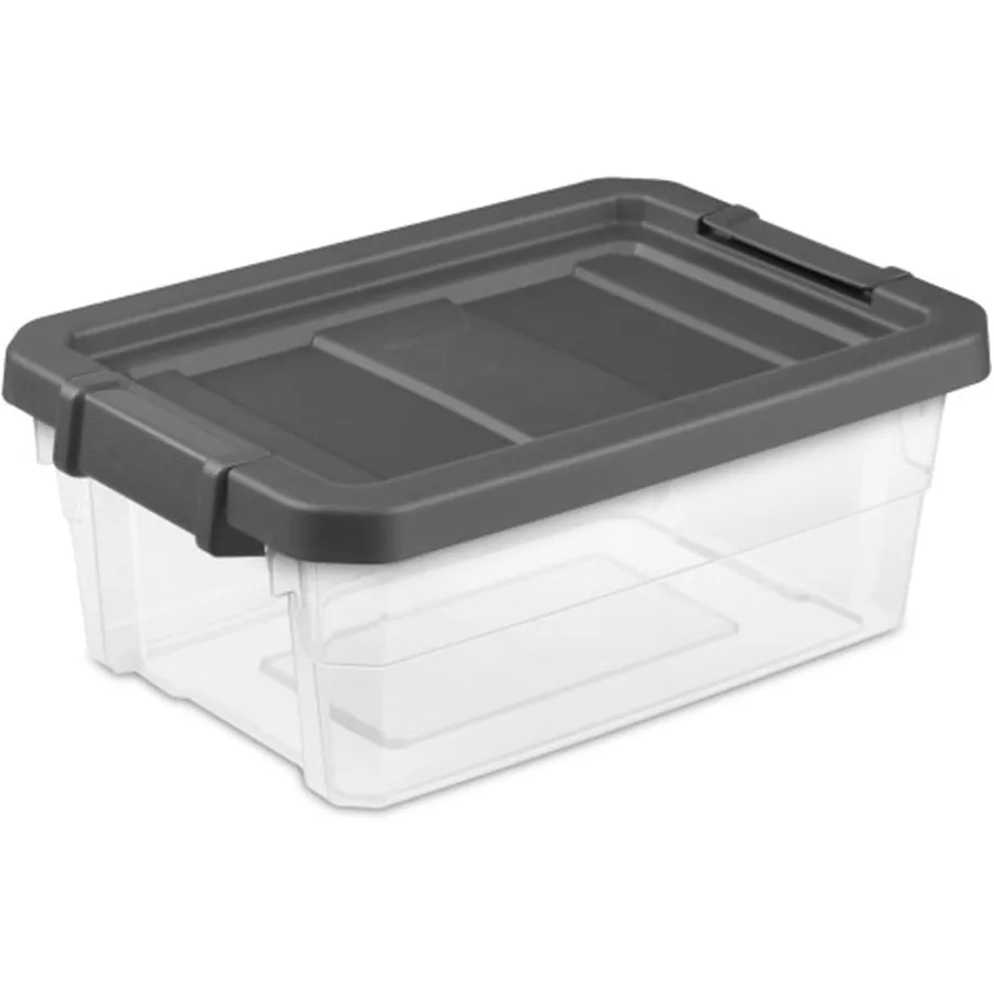 Modular Stacker Box with Latching Lid, -Pack