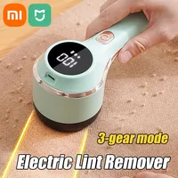 XIAOMI MIJIA New Electric Lint Remover with LED Digital For Clothing Hair Ball Trimmer Fuzz Pellets Clothes Sweater Fabric Fluff