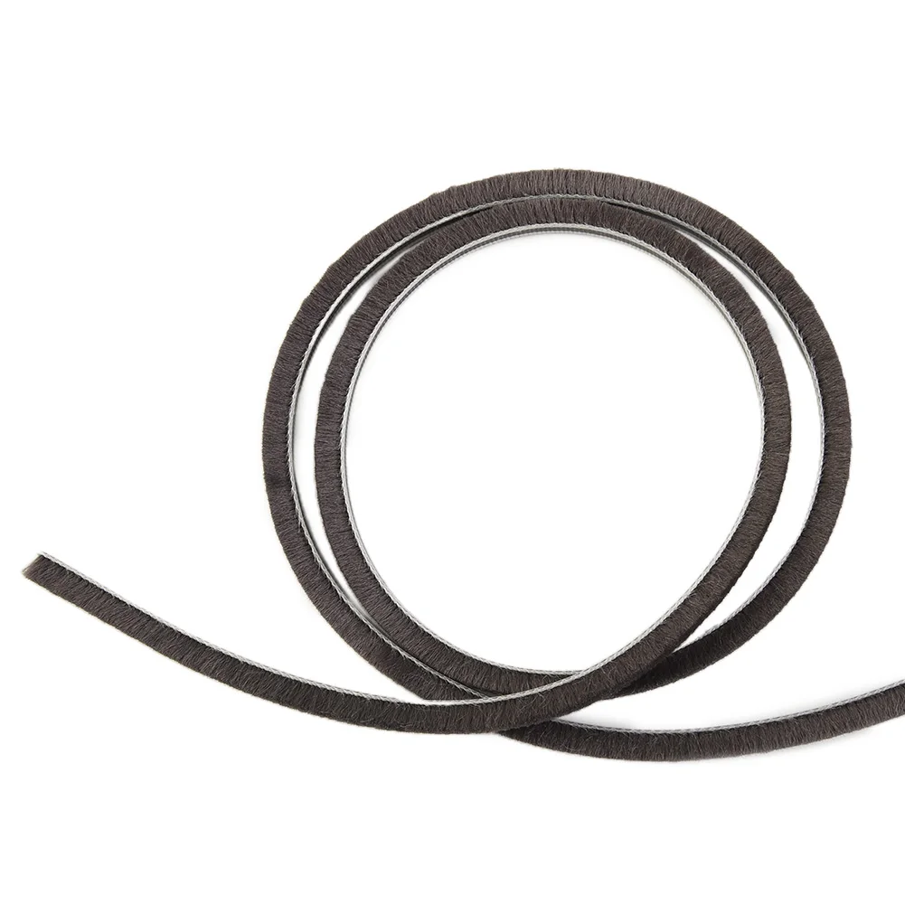 Tira de sellado de ventana de 10m, cepillo de tiro, tira de sellado de pila abatible, burlete de sellado de puerta, cinta de relleno de 5mm x 6mm