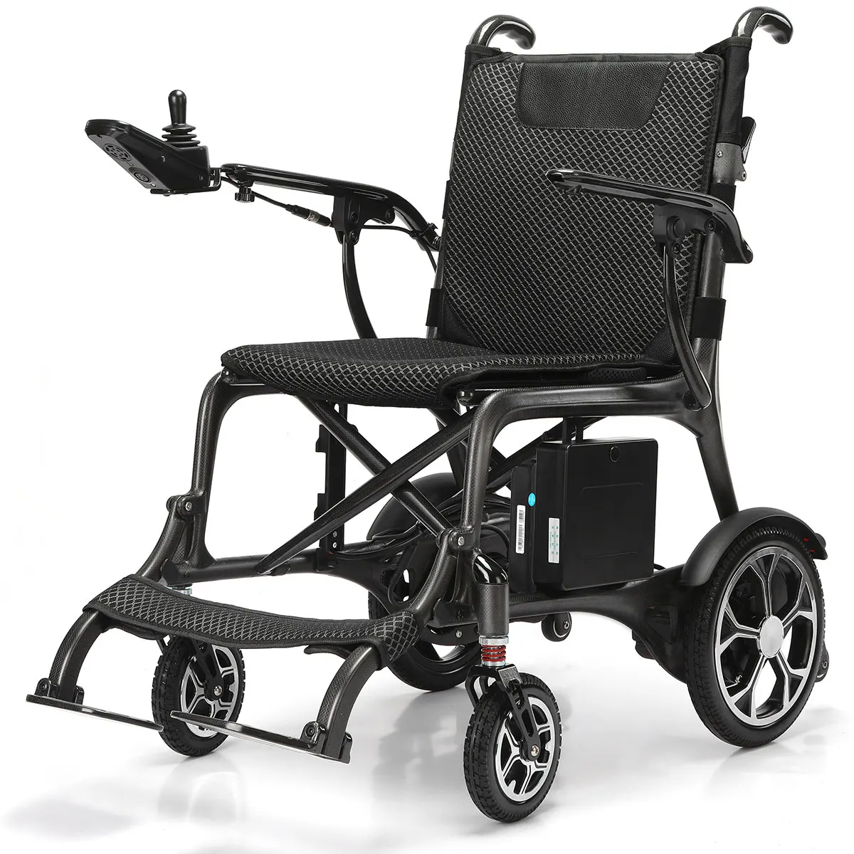 

ISO Approved 12.5KG Light Weight Carbon Fibre Wheel Chair Folded Portable Handicapped Elderly Electric Wheelchair For Sale